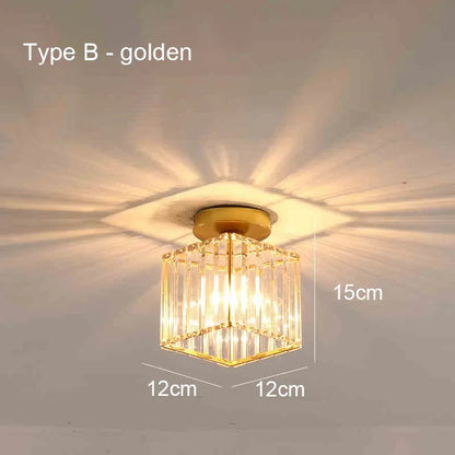 Plafonnier LED Nordique en acrylique et fer E27 pour intérieur