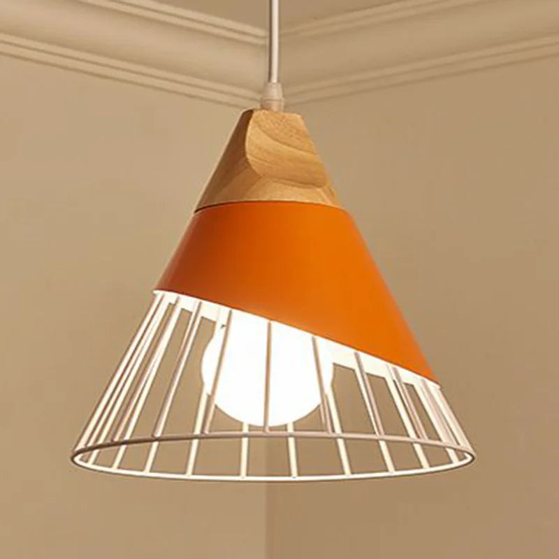 Suspension nordique design forme badminton, lumière d’ambiance cosy