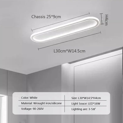 Plafonnier LED moderne en aluminium pour salon et salle à manger, lumière chaude