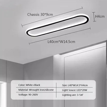 Plafonnier LED moderne en aluminium pour salon et salle à manger, lumière chaude