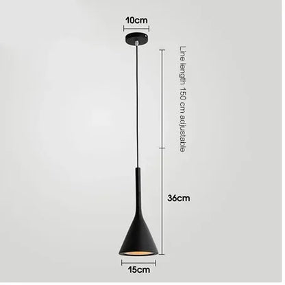 Suspension LED moderne multicolore E27 pour cuisine et salle à manger
