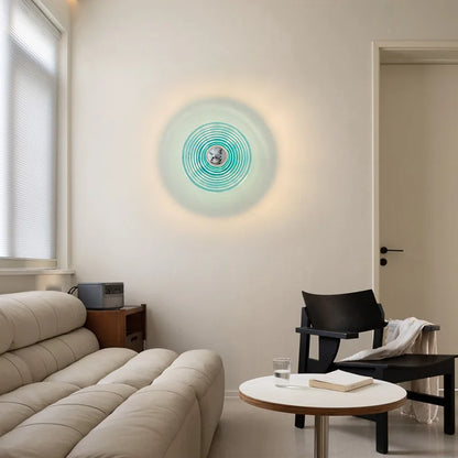 Applique Murale LED Nordique en Verre Ondulé pour Ambiance Cosy
