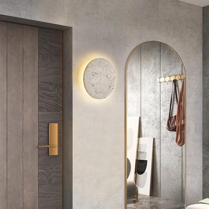Applique Murale Pierre LED Nordique Luxe pour Salon et Chambre