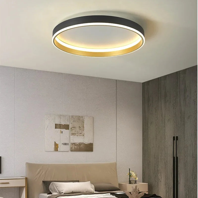 Plafonnier LED moderne en aluminium pour intérieur design élégant