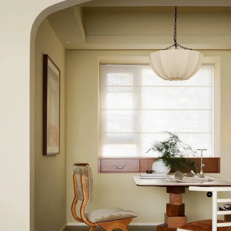 Suspension Wabi Sabi Nordique en tissu pour salon et salle à manger