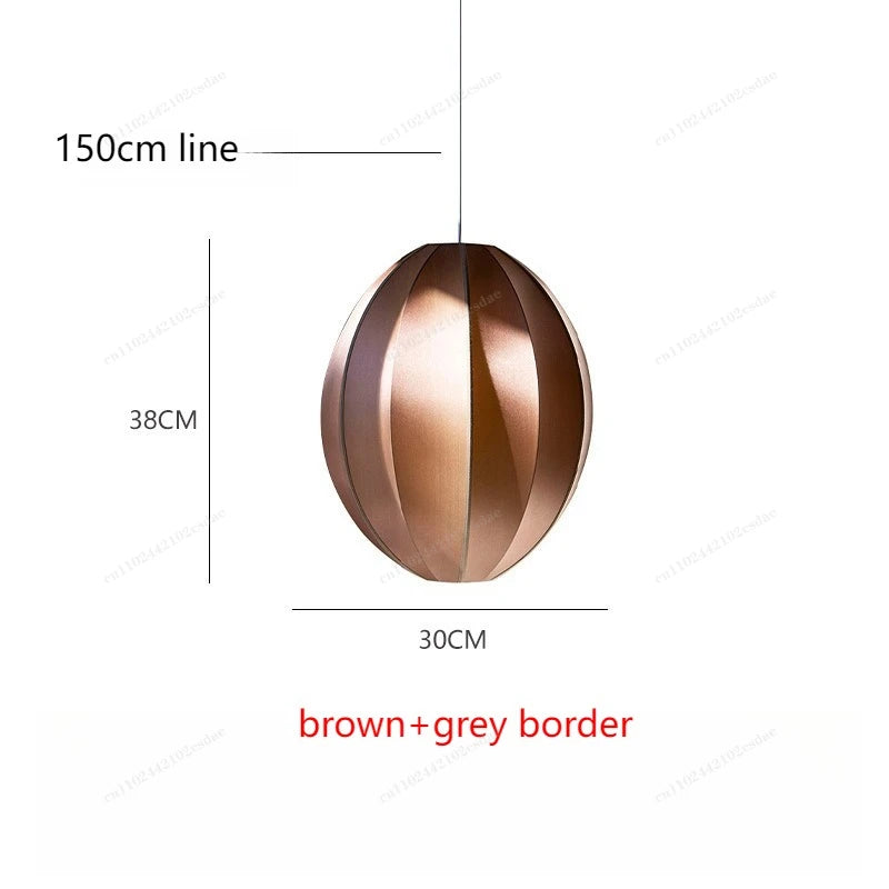 Suspension lanterne en soie Zen style japonais médiéval pour salon