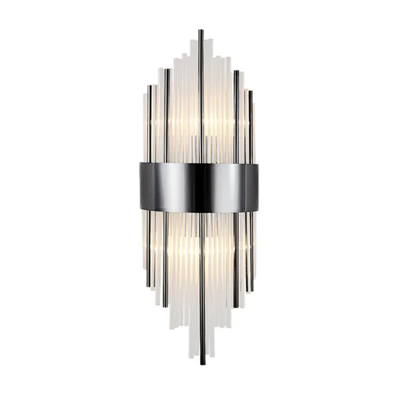 Applique Murale LED Cristal Moderne, Éclairage Ambiance Salon et Chambre