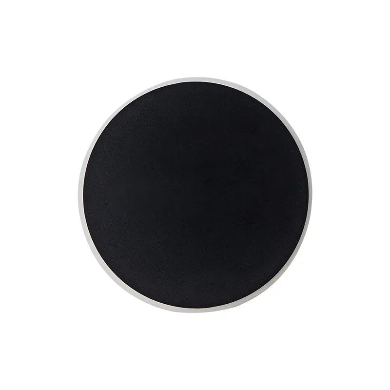 Applique Murale Ronde Nordique Moderne en Fer, Lumière Chaude Ambiance Cosy