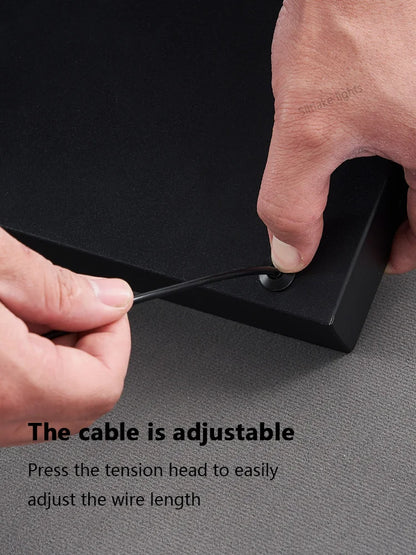 Suspension moderne design créatif en métal pour salle à manger, lumière chaude