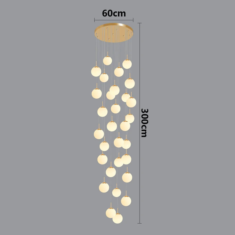 Suspension moderne en acrylique pour salon et salle à manger, lumière réglable