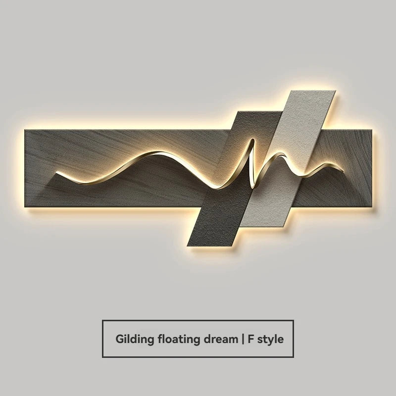 Applique Murale Moderne Luxe Style Wabi Sabi LED Cristal Aluminium