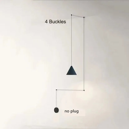 Suspension moderne en aluminium avec lumière chaude pour salon et chambre