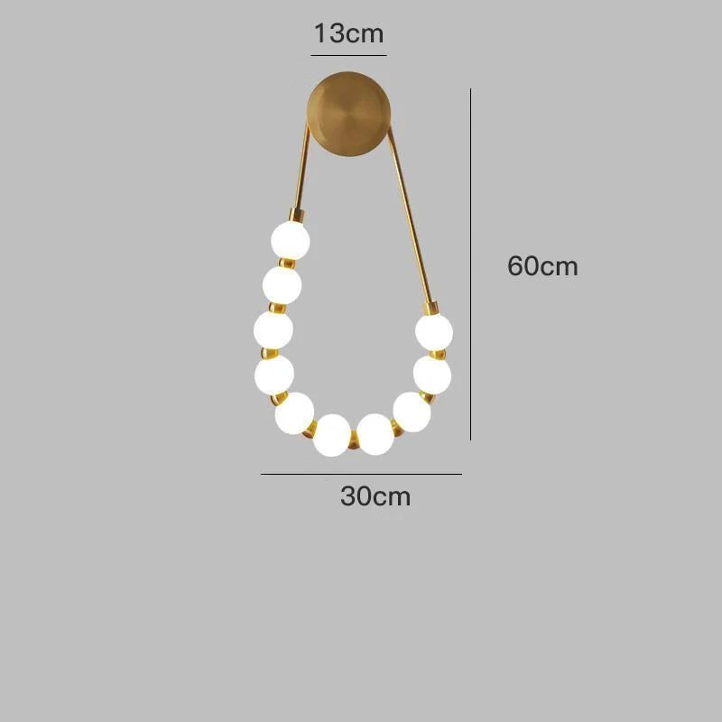 Applique Murale Moderne en Alliage LED, Luminaire Décoratif pour Chambre et Salon