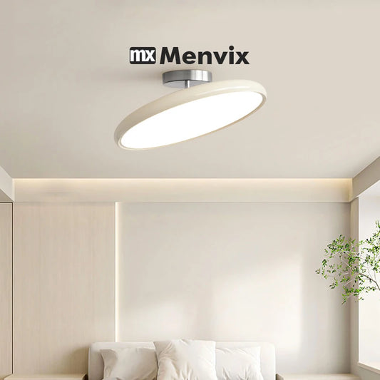 Plafonnier LED Menvix en fer style Art Déco pour ambiance chaleureuse