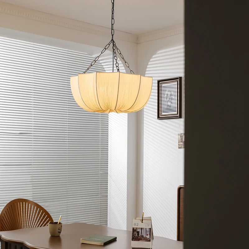 Suspension Wabi Sabi Nordique en tissu pour salon et salle à manger