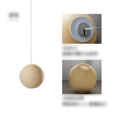 Suspension boule en verre design canadien pour salon et bar Villa