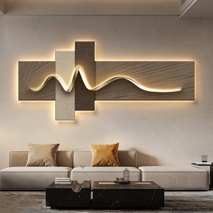 Applique Murale Moderne Luxe Style Wabi Sabi LED Cristal Aluminium