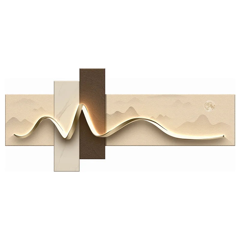 Applique Murale Moderne Luxe Style Wabi Sabi LED Cristal Aluminium