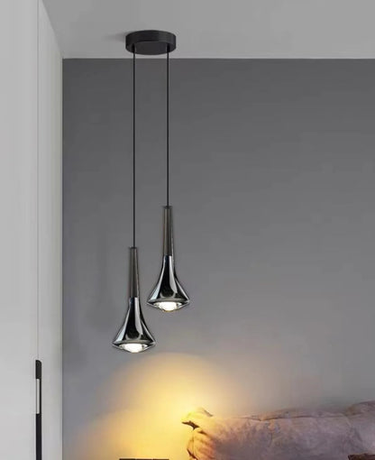 Suspension LED Moderne en Aluminium, Luminaire Décoratif pour Chambre et Cuisine