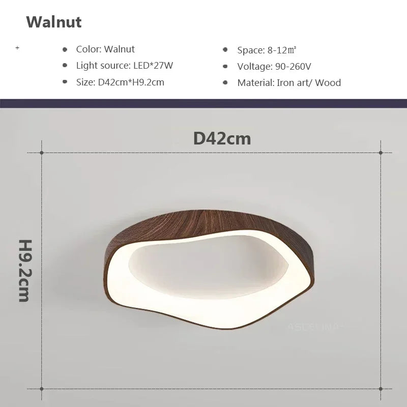 Plafonnier LED design fleur minimaliste en fer noir, blanc et gris, lumière douce et modulable