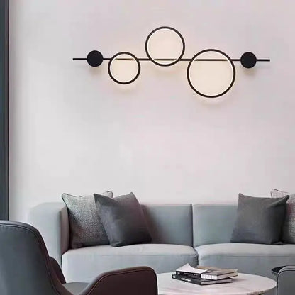 Applique Murale Design Nordique en Métal avec Lumières LED pour Salon et Escalier