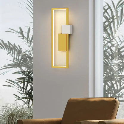 Applique Murale LED Moderne en Aluminium, Éclairage Ambiance Chaleureuse pour Intérieur