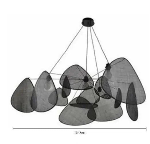 Suspension lustre en rotin et bambou E27 design créatif pour cuisine