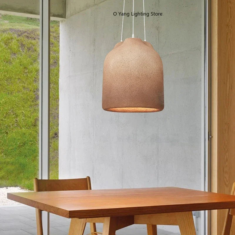 Suspension Wabi Sabi LED design japonais pour table et bar E27 G80