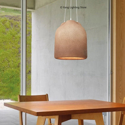 Suspension Wabi Sabi LED design japonais pour table et bar E27 G80