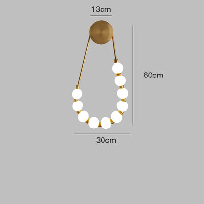 Applique Murale Moderne en Alliage LED, Luminaire Décoratif pour Chambre et Salon