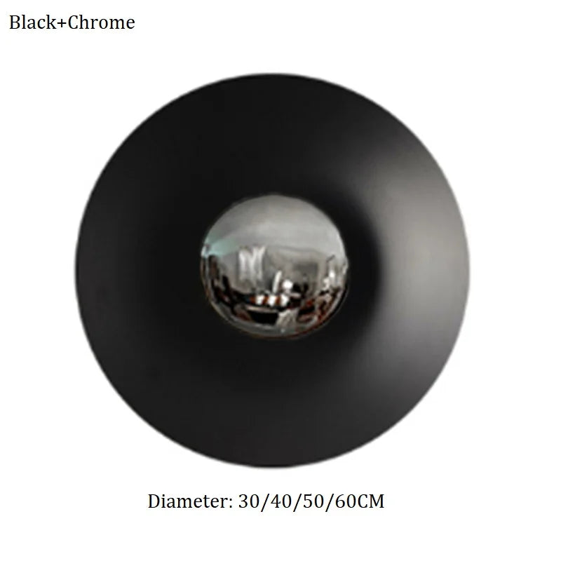 Applique Murale LED Ronde UFO en Fer, Design Moderne et Ambiance Chaleureuse