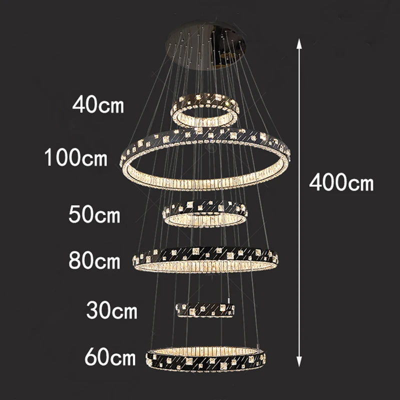 Lustre moderne en cristal et ferronnerie, éclairage LED intérieur chaleureux