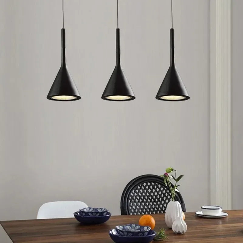 Suspension LED moderne multicolore E27 pour cuisine et salle à manger