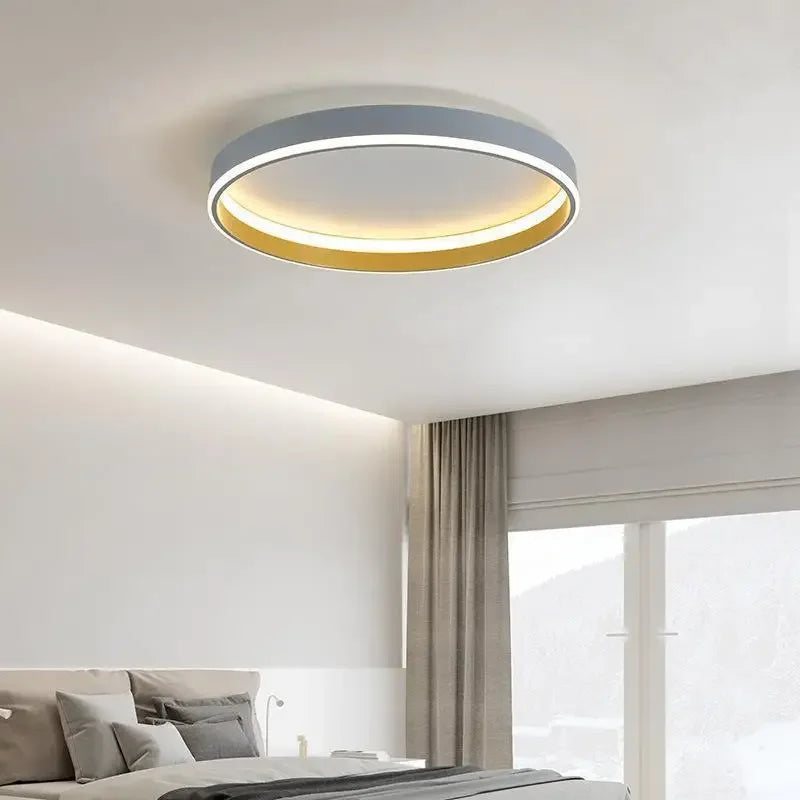 Plafonnier LED moderne en aluminium pour intérieur design élégant