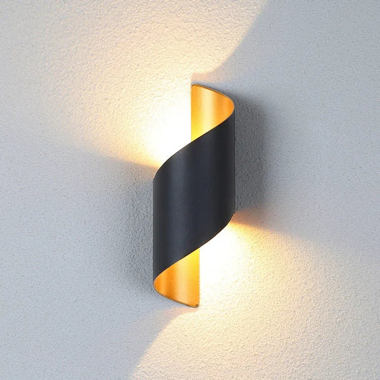 Applique Murale LED 10W Design Nordique Moderne, Étanche IP65, Lumière Blanche Chaude