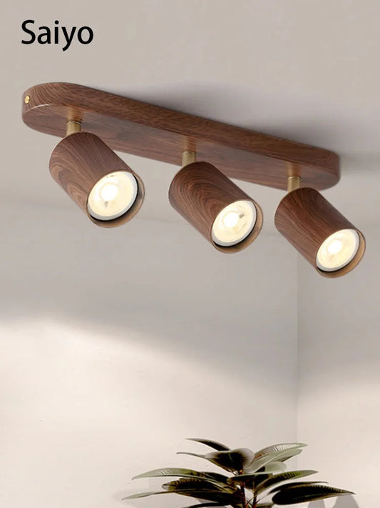 Plafonnier LED en aluminium à têtes réglables, ampoule GU10, 110-220V