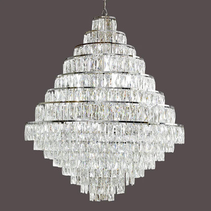 Lustre en cristal de luxe moderne pour salon, éclairage LED élégant