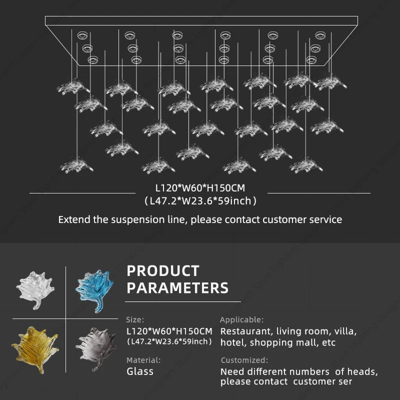 Lustre suspendu en cristal moderne pour salon, salle à manger et hôtel