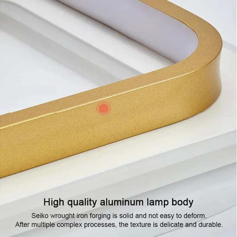 Plafonnier LED moderne 3 couleurs réglable pour chambre et salon