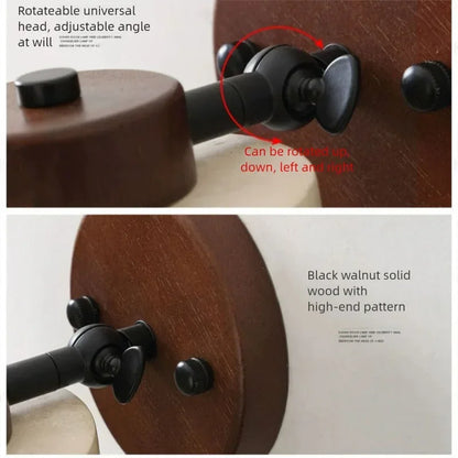 Applique Murale Pierre Jaune Style Japonais Wabi-Sabi avec Interrupteur, Ambiance Chaleureuse