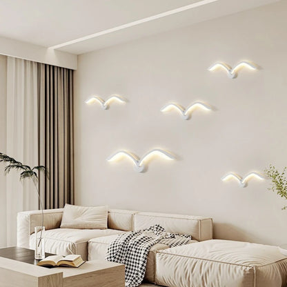 Applique Murale Nordique Moderne en Fer et Acrylique LED pour Salon et Chambre