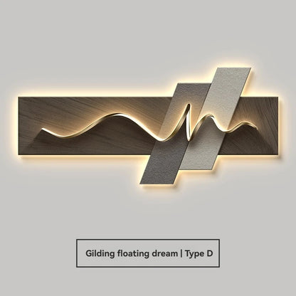 Applique Murale Moderne Luxe Style Wabi Sabi LED Cristal Aluminium