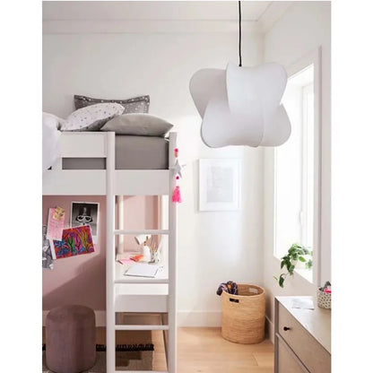 Suspension en soie E27 Wabi Sabi - Plafonnier minimaliste pour salon et bureau