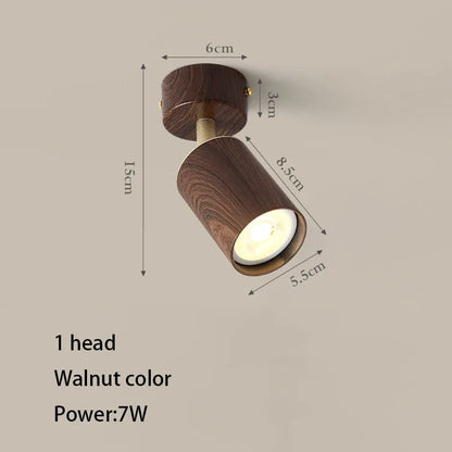 Plafonnier LED en aluminium à têtes réglables, ampoule GU10, 110-220V