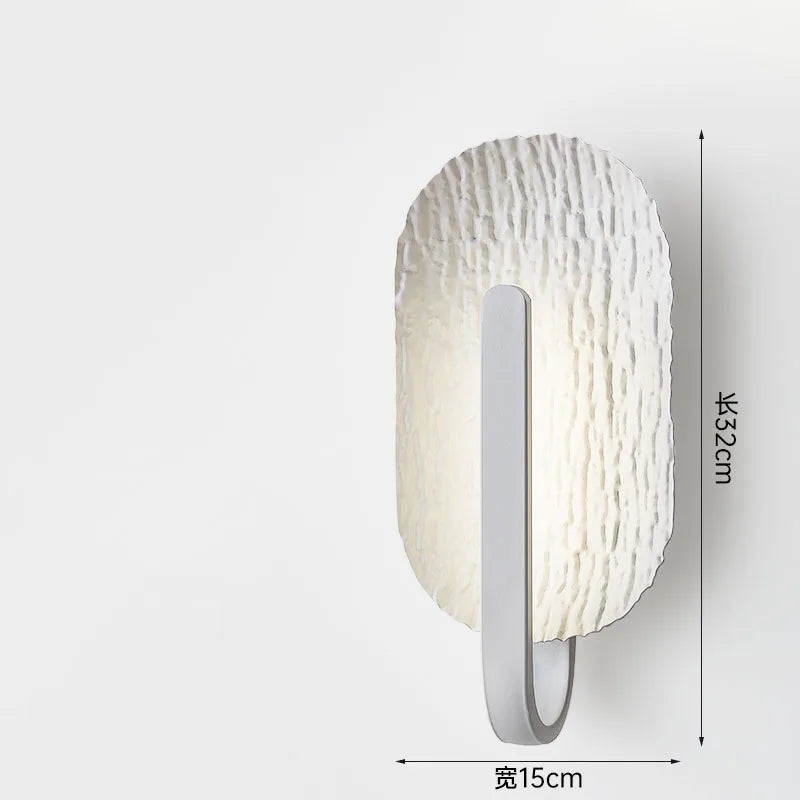 Applique Murale Leaf en Alliage Forgé, Lumière Chaude Décorative pour Chambre et Salon