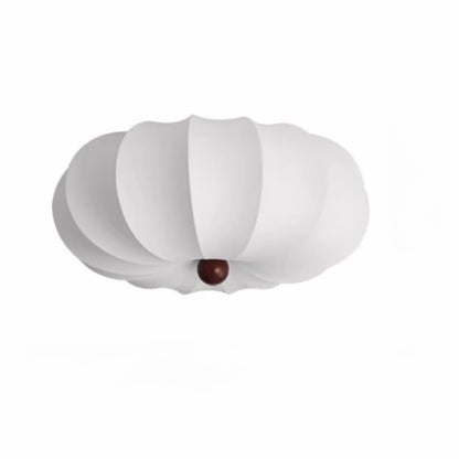 Plafonnier Vintage en Soie Style Japonais Wabi Sabi, Lumière Chaude pour Chambre et Salle à Manger