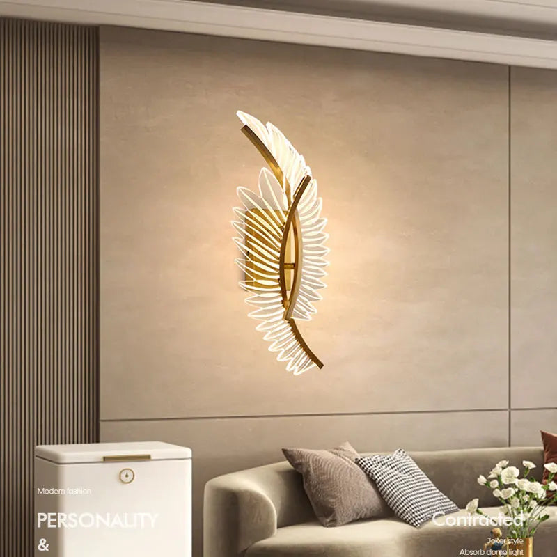 Applique Murale Nordique Moderne en Aluminium avec Lumière LED pour Salon et Allée