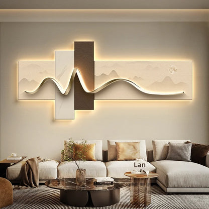 Applique Murale Moderne Luxe Style Wabi Sabi LED Cristal Aluminium