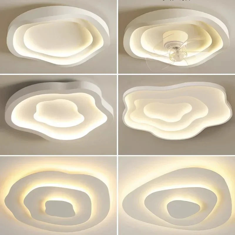 Plafonnier LED Moderne en Aluminium et Acrylique, Luminaire Décoratif pour Salon et Bureau