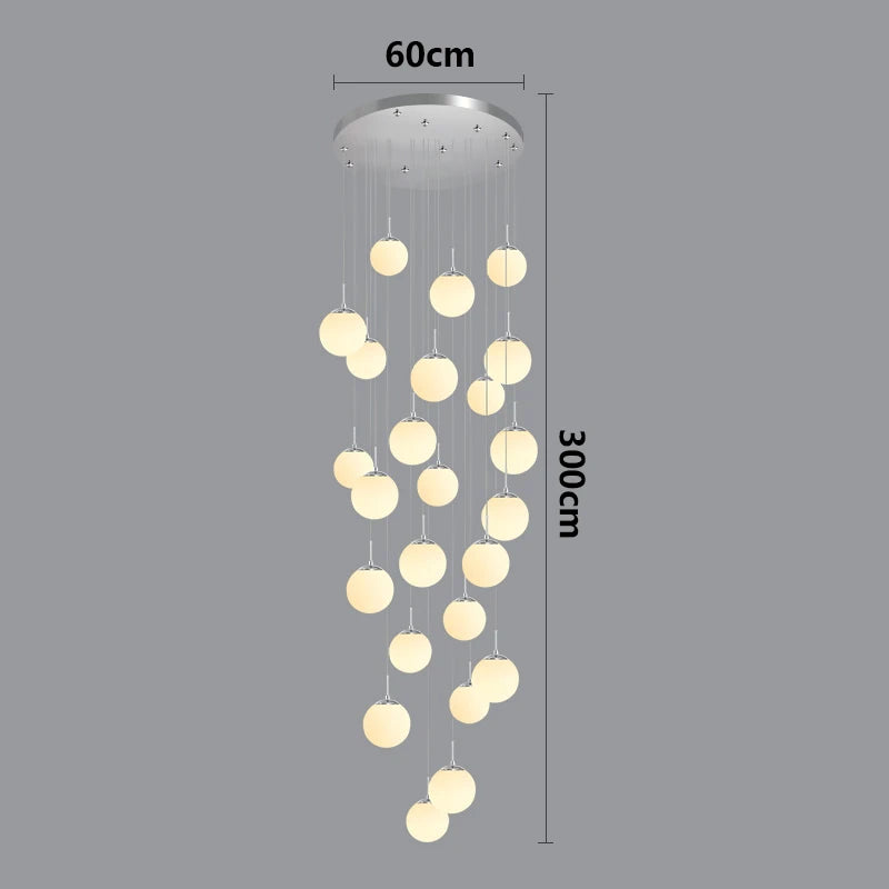 Suspension moderne en acrylique pour salon et salle à manger, lumière réglable
